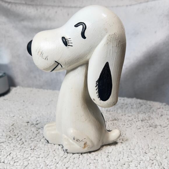 Peanuts Snoopy Vintage Hand Painted Ceramic RARE 1968 Shultz Charlie Brown - Picture 2 of 12